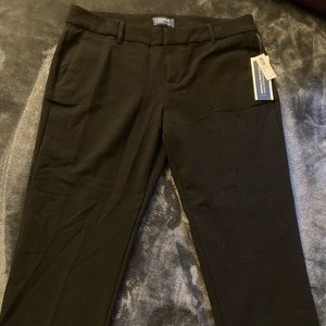 NWT old navy+ cropped Harper black pants